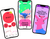 Teena App Illustration mit Menschen