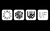 App Icons von Ludovic Balland (2018), Maximage Société Suisse (2019), Rosmarie Tissi (2020), Alexis Mark (2021).